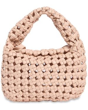 Walter Baker Mackenzie Woven Knot Shoulder Bag - Pink