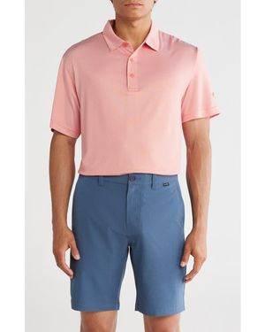 Callaway Golf® Fine Line Stripe Polo - Pink