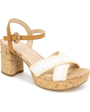 Kenneth Cole Reeva Platform Sandal - Metallic