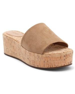 Nordstrom Rack Lizzie Platform Wedge Sandal - Brown