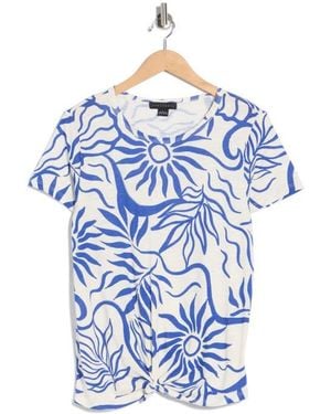 Sanctuary Everyday Knotted T-Shirt - Blue