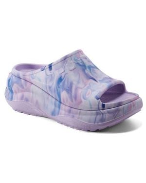 HUNTER Haddie 2 Platform Slide Sandal - Purple