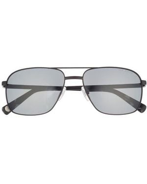 Ted Baker 58Mm Polarized Aviator Sunglasses - Gray