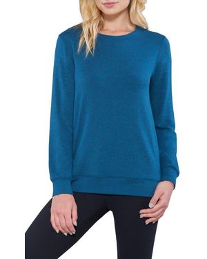 Matty M Side Zip Sweater - Blue