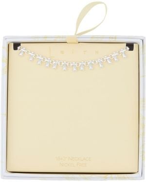 Leith Droplet Collar Necklace - Natural