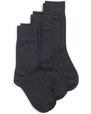 Nordstrom Crew Socks - Black