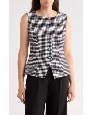 Gemma  Jane Scoop Neck Vest - Blue