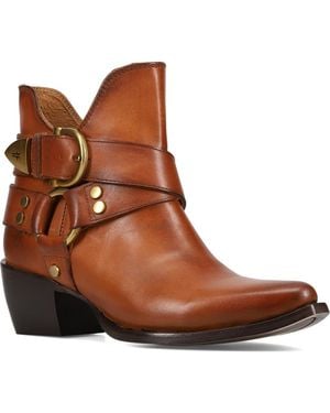 Frye Sacha Harness Bootie - Brown