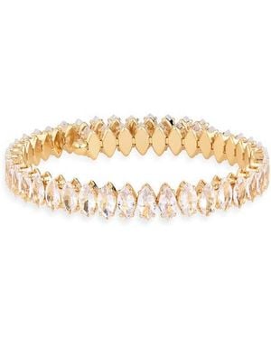 Cara Marquise Cubic Zirconia Stretch Bracelet - White