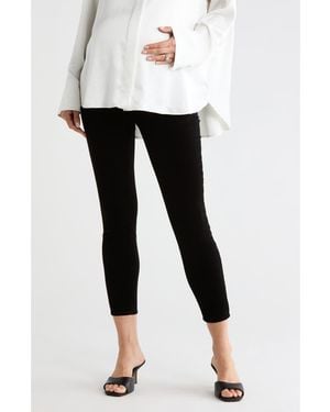 L'Agence Maternity Margot High Waist Skinny Jeans - Black