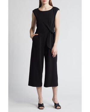 Tahari cropped jumpsuit hotsell