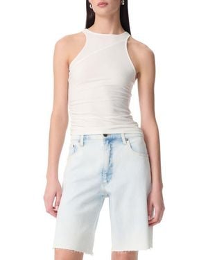 Robert Rodriguez Tiane Racerback Rib Tank - Blue