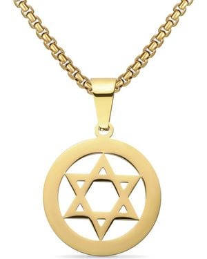 EDFORCE Star Of David Pendant Necklace - Metallic