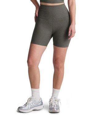 Beyond Yoga Keep Pace Space Dye Bike Shorts - Multicolor