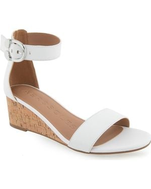 Aerosoles Willis Wedge Heel Sandal - Metallic