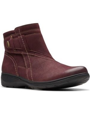 Clarks Carleigh Style Boot - Purple