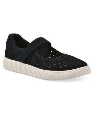 White Mountain Double Mary Jane Sneaker - Black