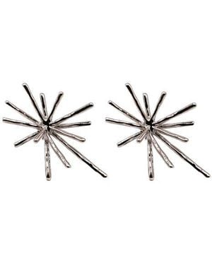 MacRae & Co Starburst Earrings - Metallic