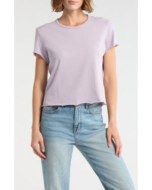 James Perse Shrunken Tee - Purple
