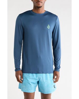 Volcom Crawdad Glass Off Swim T-Shirt - Blue