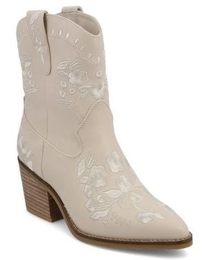 MIA Calico Western Boot - Natural