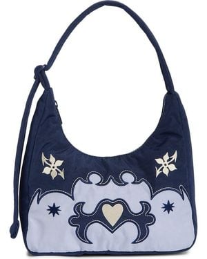 BAGGU Mini Nylon Shoulder Bag - Blue