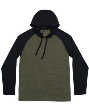 Burnside Raglan Sleeve Hoodie - Black