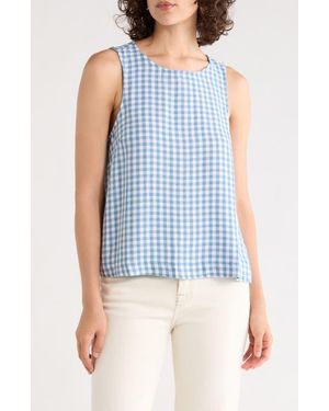 Splendid Gingham Shell - Blue