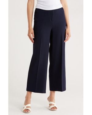 Amanda + Chelsea Wide Leg Crop Pants - Blue