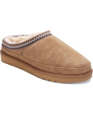 Mykos Jaden Faux Shearling Lined Slipper - Brown