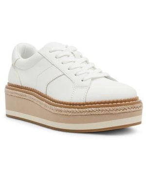 Dolce Vita Bailey Espadrille Platform Sneaker - White