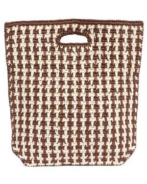 A.L.C. Rori Woven Straw Tote Bag - White