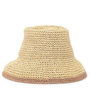 Nordstrom Rack Packable Straw Bucket Hat - Natural