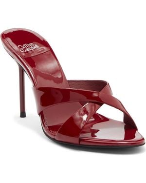 Jeffrey Campbell Crisscross Slide Sandal - Red