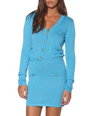 Walter Baker Lillian Cardigan Sweater - Blue