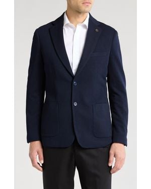 Tom Baine Performance Knit Sport Coat - Blue