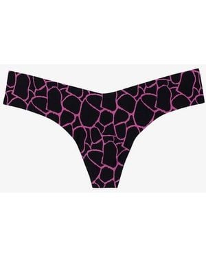 Commando Classic Microfiber Thong - Blue