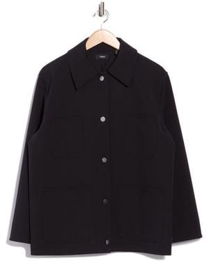 Theory Oversize Utility Jacket - Black