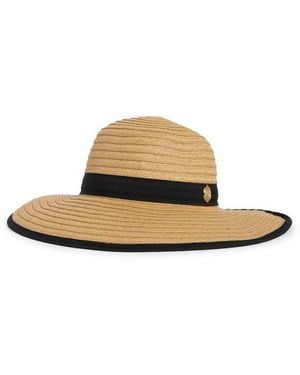Vince Camuto Floppy Straw Framer Hat - Natural