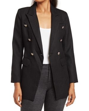 Belle & Bloom Princess Polly Textured Blazer - Black