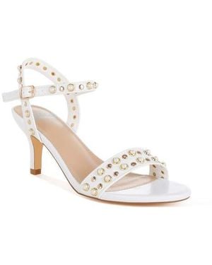 Rag & Co Nidara Studded Sandal - White