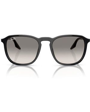 Ray-Ban 55Mm Gradient Square Sunglasses - Black
