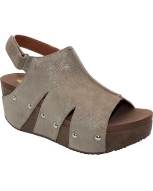 Volatile Montpelier Platform Wedge Sandal - Brown