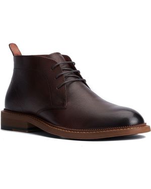 Vintage Foundry Treyton Leather Chukka Boots - Brown