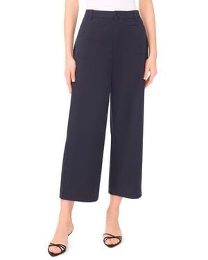 Halogen® Patch Pocket Crop Twill Pants - Blue