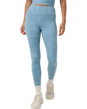 Travis Mathew Moveknit Bonded Pocket Leggings - Blue