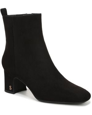 Sam & Libby Yvonne Square Toe Bootie - Black