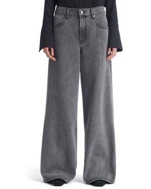 Twp Tiny Dancer Wide Leg Jeans - Gray