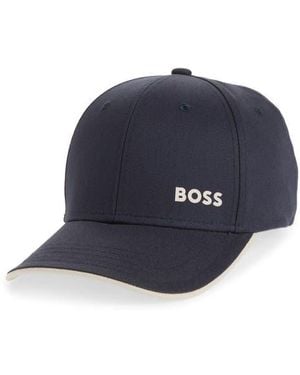 BOSS Bold Logo Adjustable Baseball Cap - Blue