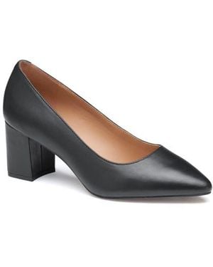Johnston & Murphy Vicki Block Heel Pump - Blue